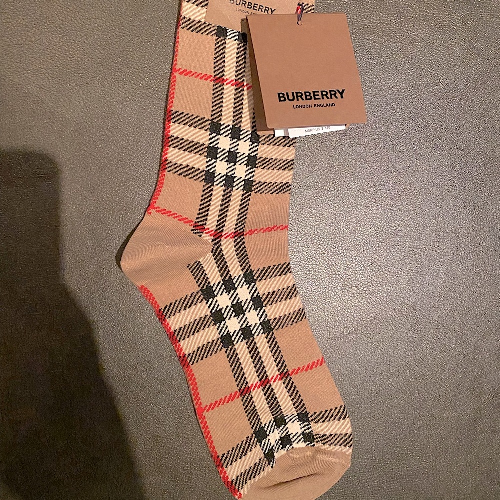 Burberry Vintage Check Intarsia Socks